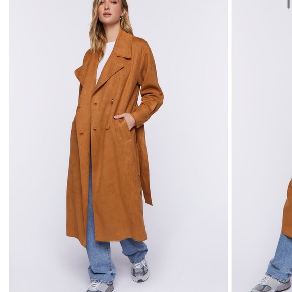 NEW Suede Trench T Tahari - Picture 14 of 15